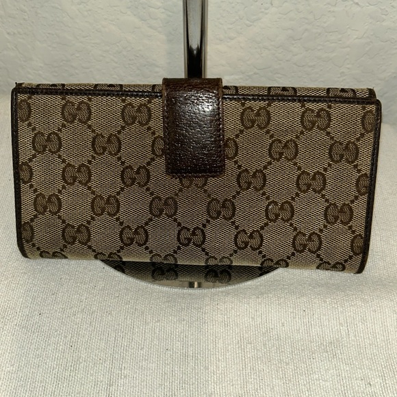 Authentic Gucci  Wallet trifold Vintage GG - Picture 3 of 14